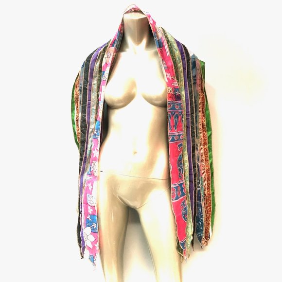 Art Studio Original Sari Scarf - New with Tags - Picture 7 of 9
